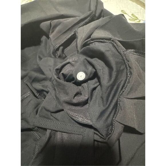 Lululemon side pleat high rise tennis skirt black 4 - Picture 8 of 11